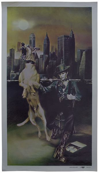 David Bowie ''Diamond Dogs'' Poster From 1974